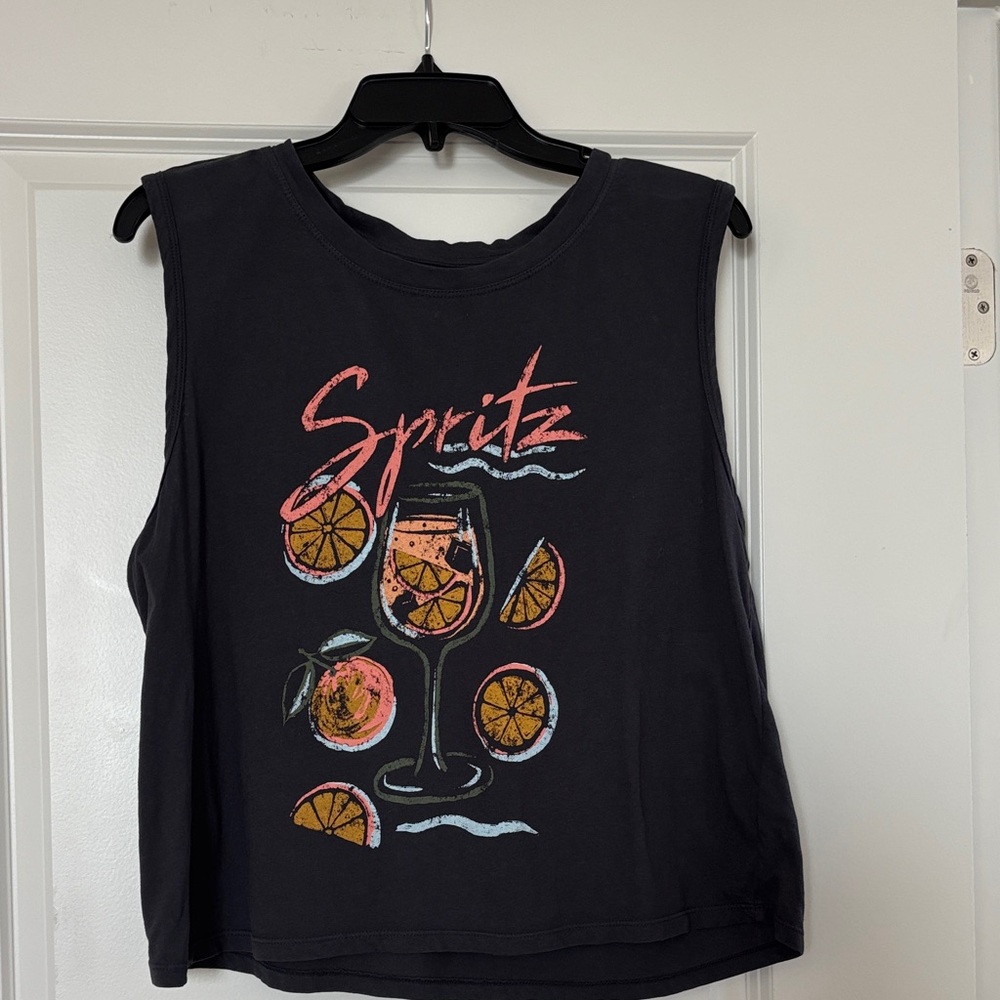 Z Supply Spritz' Graphic Tank with Citrus Motif